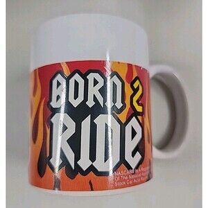 COFFEE CUP NASCAR Born To 2 Ride 76 Coffee Mug Cup Sherwood 2007 Race Car Racing